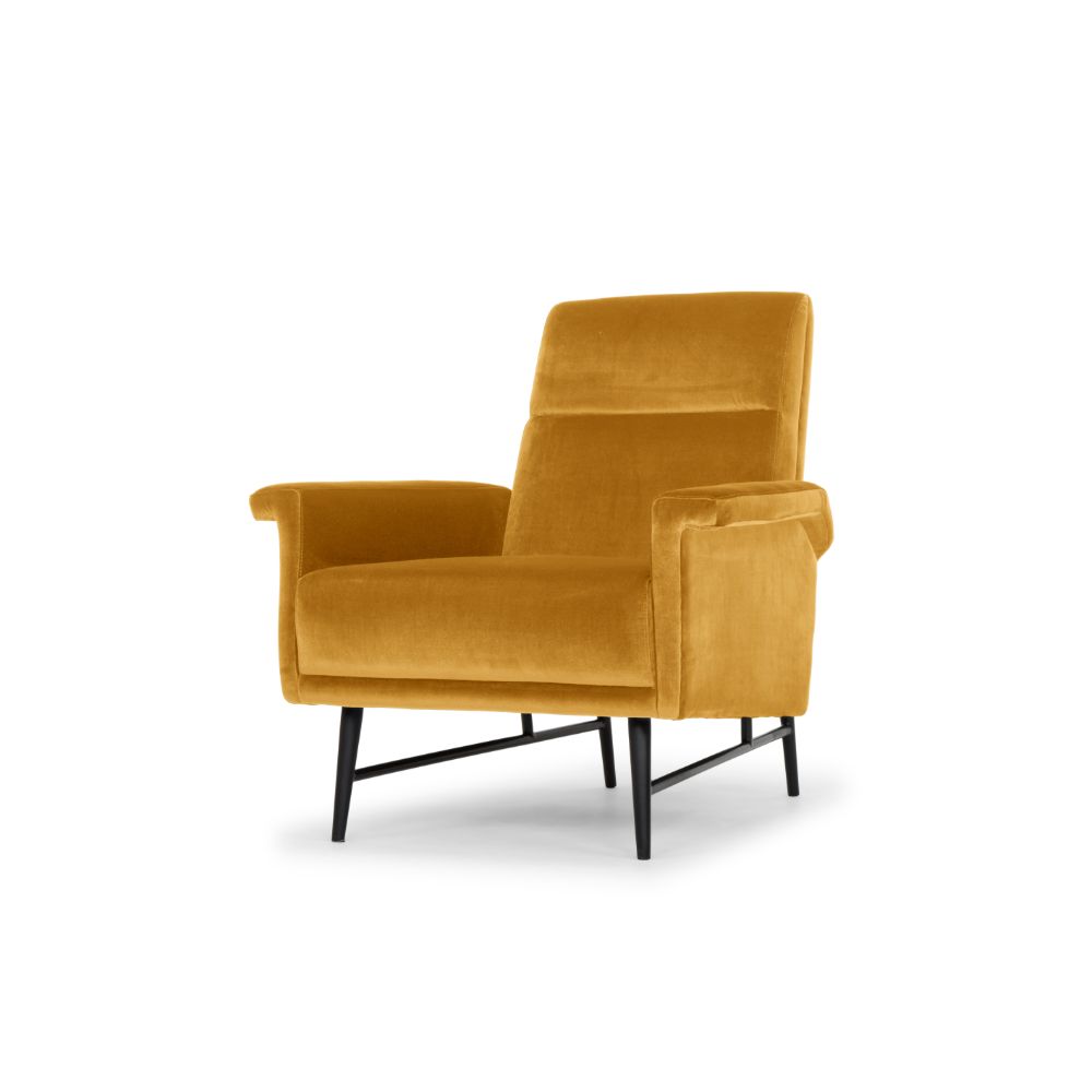 Nuevo HGSC341 MATHISE OCCASIONAL CHAIR in MUSTARD